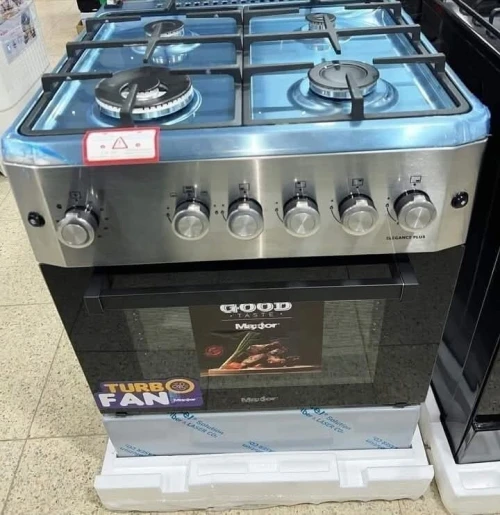 Cuisinière maxtor 4 feux inox 