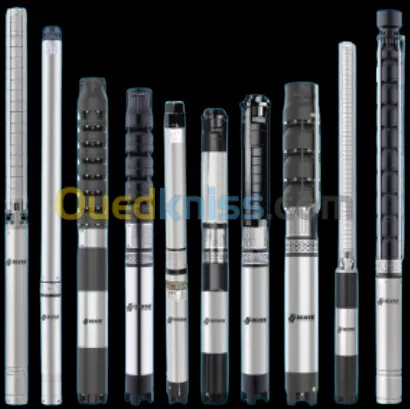 Pompe immergée Inde : Noryle/Inox/Fonte|De 1.5 à 90CV - Marques: SILVER|VARUNA - مضخات غاطسة هندية