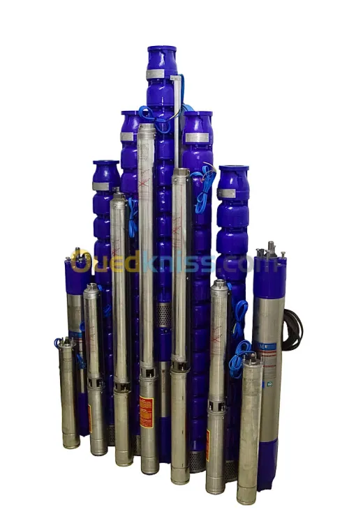 Pompe immergée Turquie : Noryle/Inox/Fonte|De 1.5 à 90CV - Marque: ULUSOY - مضخات غاطسة تركية