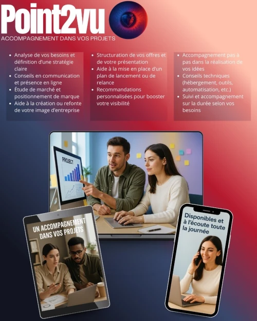 Services de Design & Communication  Travail 100% Français Logos, Flyers, Sites Web, Vidéos