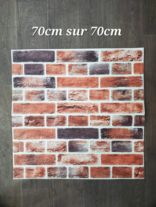 Plaque 3D et mosaïque adhésif