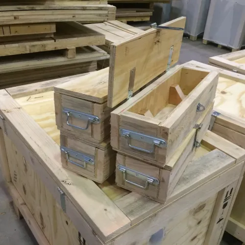 fabrication d'emballage industrielle en bois