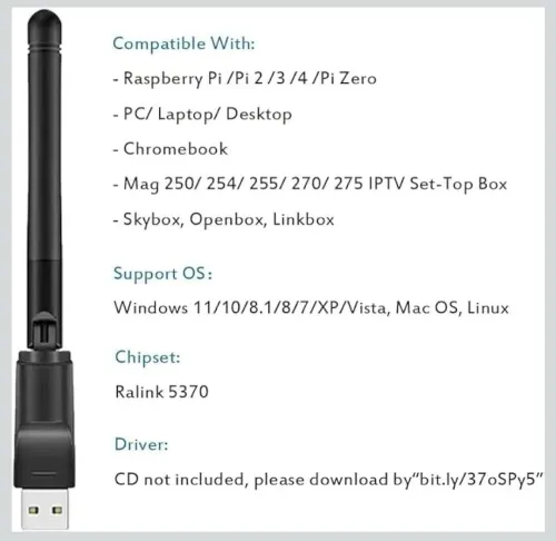 cle wifi rt5370n