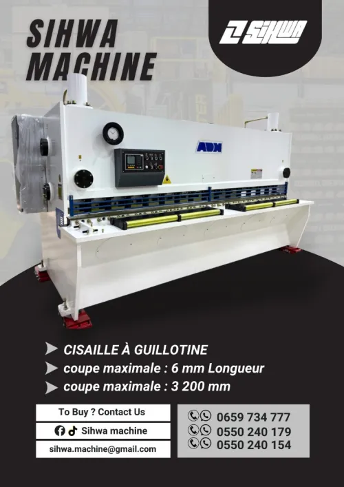 Presse cisaille guillotine marque ADH 