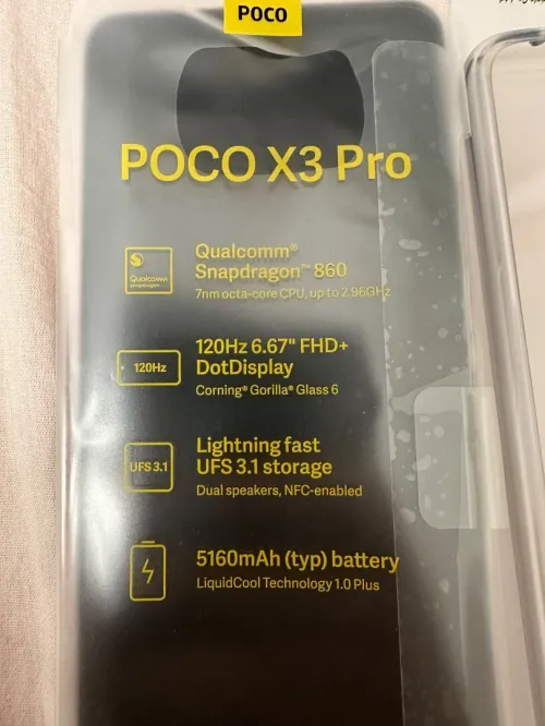 Poco X3 pro avec boîte d’origine Européen de couleur Phantom Black, état : 9,5/10.
