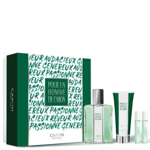 CaronPour Un Homme de Caron Eau de toilette 125 ml + gel douche 75 Ml + 2 miniature 5 Ml