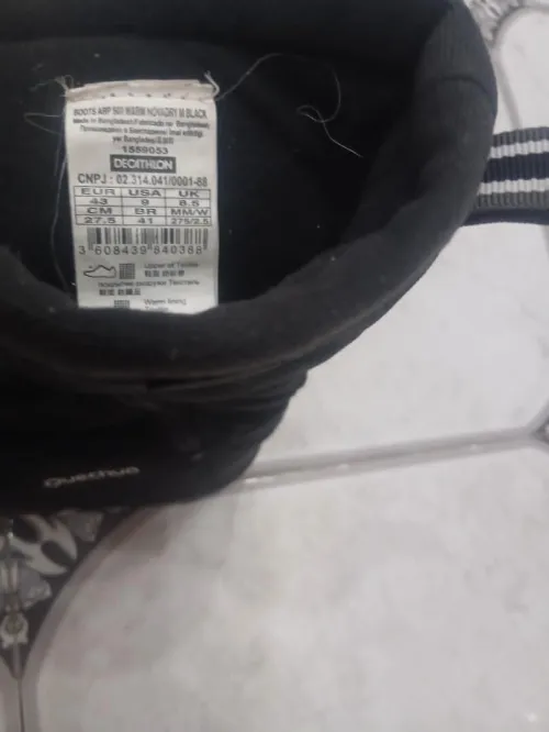 Bottes pour neige chaudes et novadry Quechua