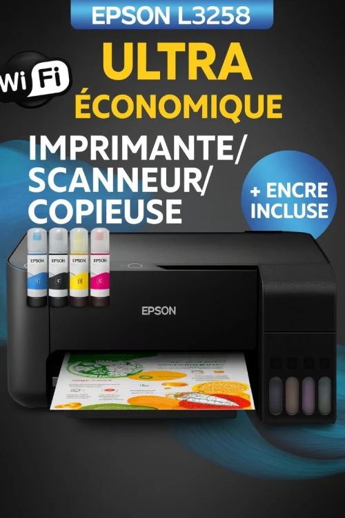 Epson EcoTank L3258 جديدة إقتصادية
