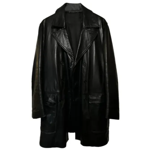 Veste cuir Yves Saint Laurent 
