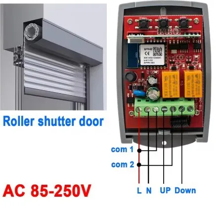 Controlleur Porte Garage Intelligent + Télecommande 