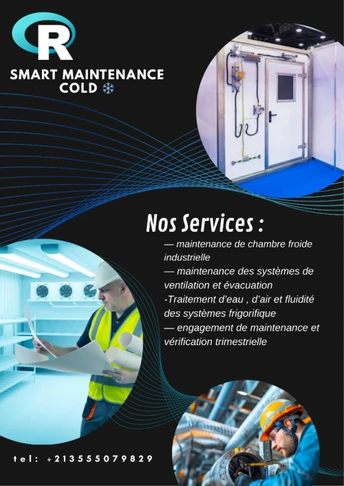 Entreprise installation et maintenance froid industriel chambre froide climatisation ventilation et aération