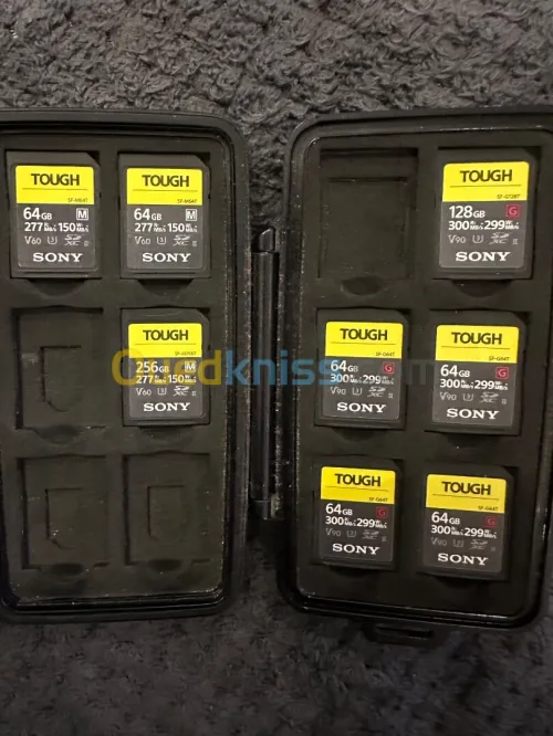 Sony Tough 64 128 256Go V60 et V90