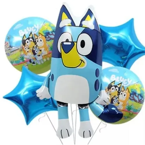 Ballons Bluey 9 pieces pour anniversaire Mohammadia Mall Alger Algérie