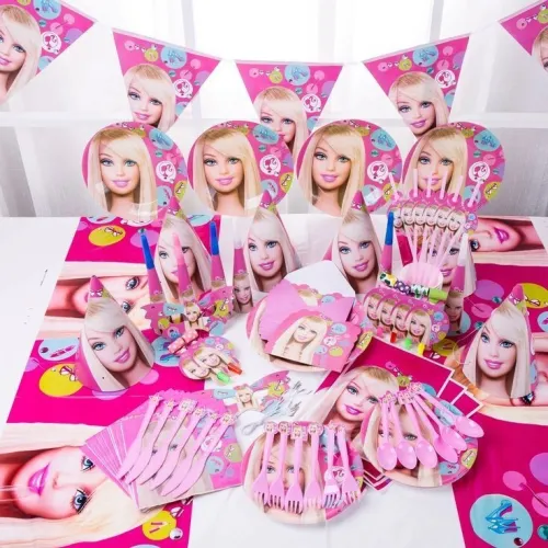 Kit anniversaire barbie عيد ميلاد باربي livraison disponible Mohammadia Mall Alger