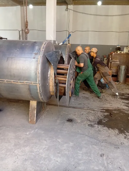 Fabrication de chaudière à  vapeur