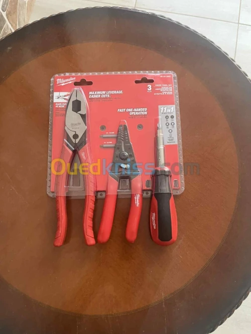 kit d'outils milwaukee 3 pieces 