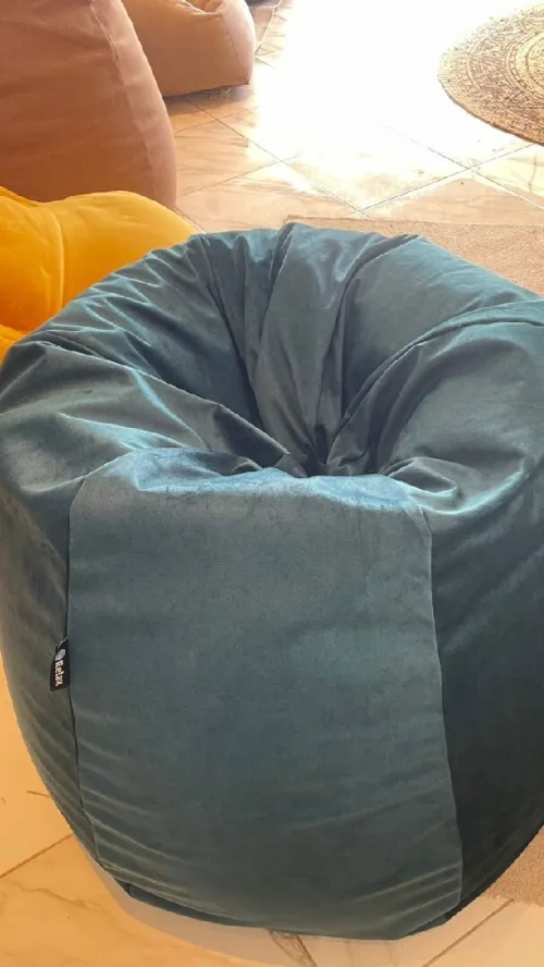 Pouf beanbag Poire Grande Orthopédique pour un Soutien Optimal.