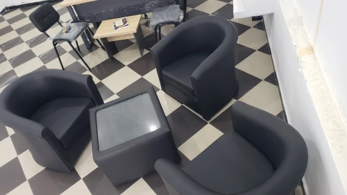 PROMO : Bureau + 2 chaise visiteur + caisson + chaise opérateur + fauteuil + armoire