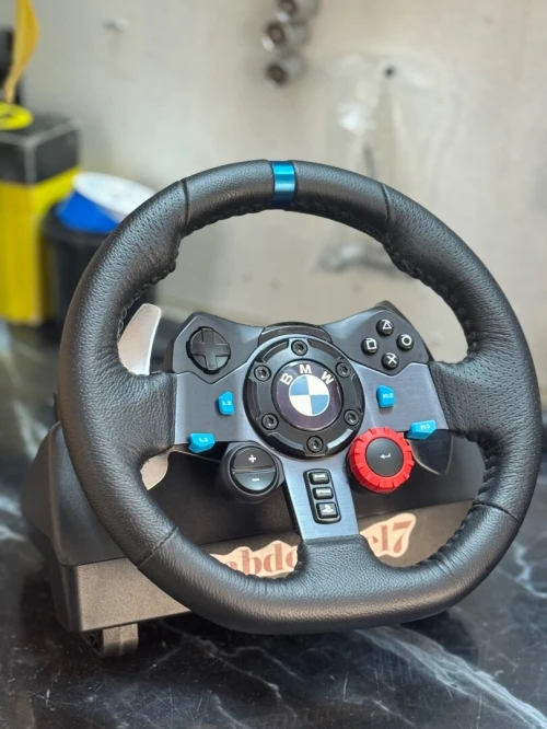 Logitech G29 driving force racing wheel for PS4, PS5, PS3 and PC which cd the crew