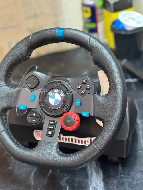 Logitech G29 driving force racing wheel for PS4, PS5, PS3 and PC which cd the crew