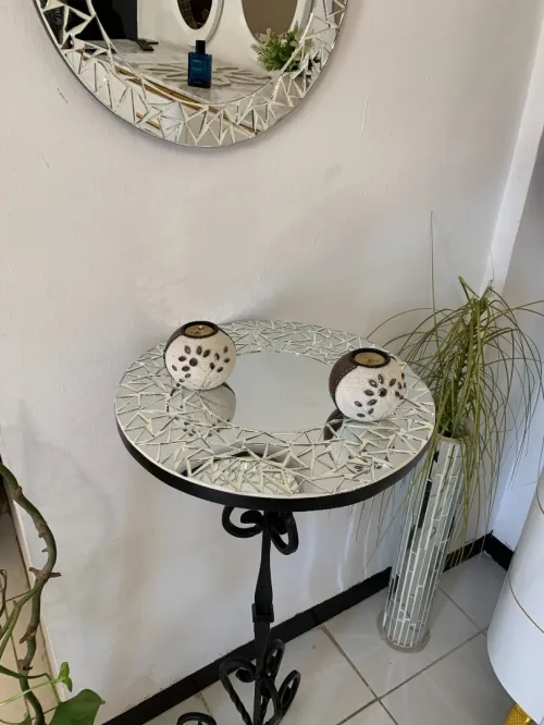 Table décoratif en mosaïque 