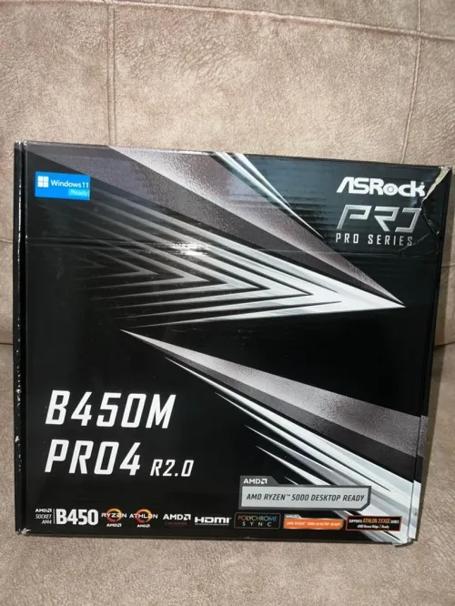 Asrock b450 pro4 + Ryzen 5 5600g