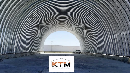 Hangar autoprtant,  toiture autoportante