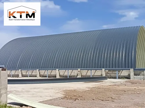Hangar autoprtant,  toiture autoportante