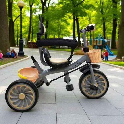 Tricycle multifonction Enfants avec Sonnette et Panier