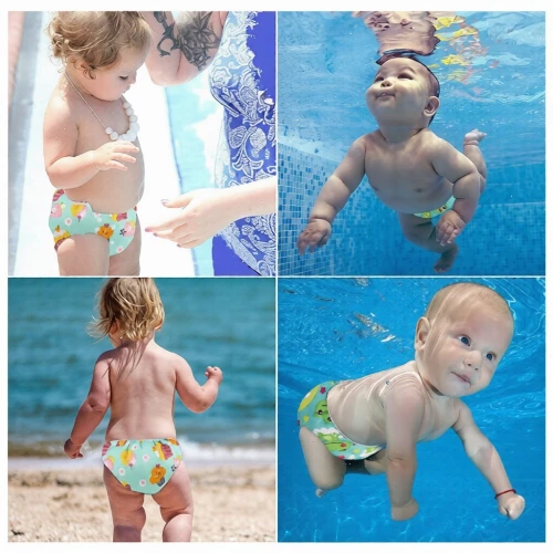 Couche piscine pour bébé lavable et réglable