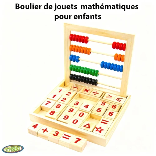 Boulier de jouets mathématiques pour enfants TOYSERY