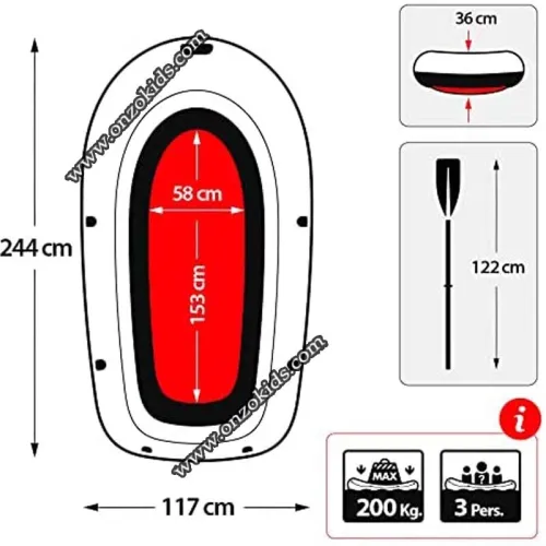 Bateau Gonflable Set Explorer 300 Pro Intex