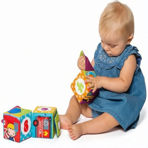 Blocs de tissu doux et amusants pour bébés | Molto