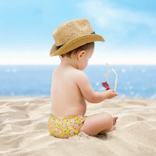 Couche piscine pour bébé lavable et réglable