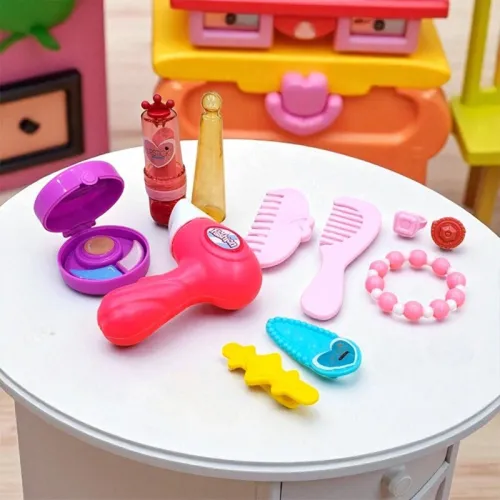 Coffret de maquillage en forme d'avion pour filles