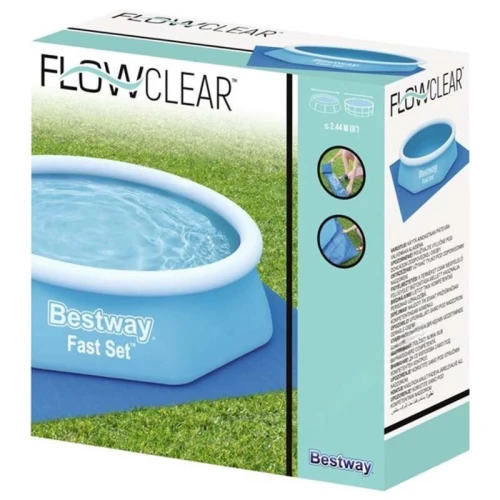 Tapis de sol pour piscine carré 244 x 244 cm  Bestway