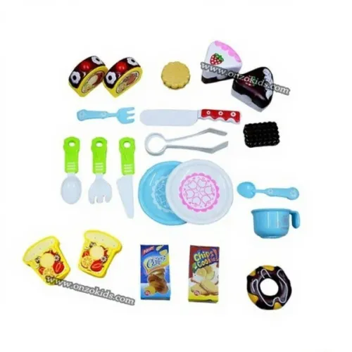 Ensemble de cuisine de jeu de fruits pour enfants 37 piéces avec accessoires