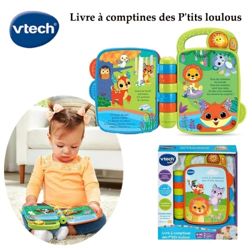 Livre à Comptines des P'tits Loulous Vtech