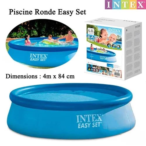 Piscine Ronde autoportée Easy Set 396 x 84 Cm  INTEX