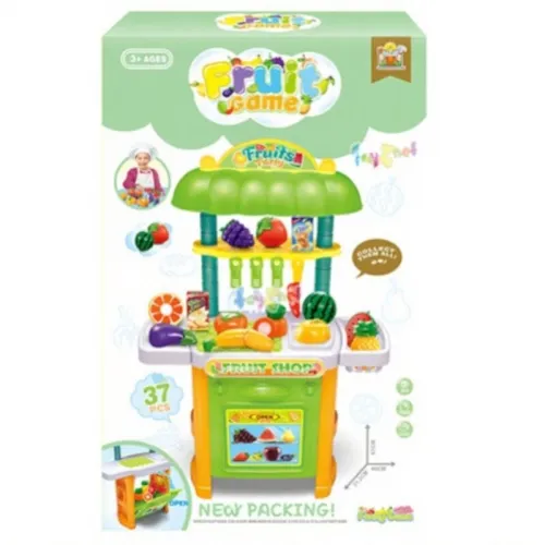 Ensemble de cuisine de jeu de fruits pour enfants 37 piéces avec accessoires