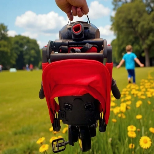 Vélo Poussette Tricycle compacte pliable avec Siege réversible