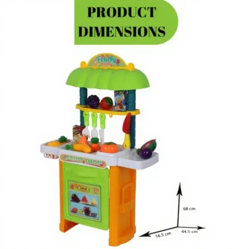 Ensemble de cuisine de jeu de fruits pour enfants 37 piéces avec accessoires