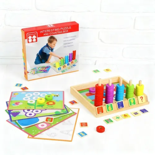 Jeux de comptage en bois