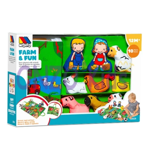 Tapis de jeu Farm & Fun pour enfant Molto