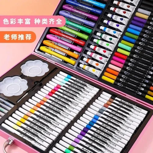 Valise artistique de coloriage Kuromi (113 Pcs)
