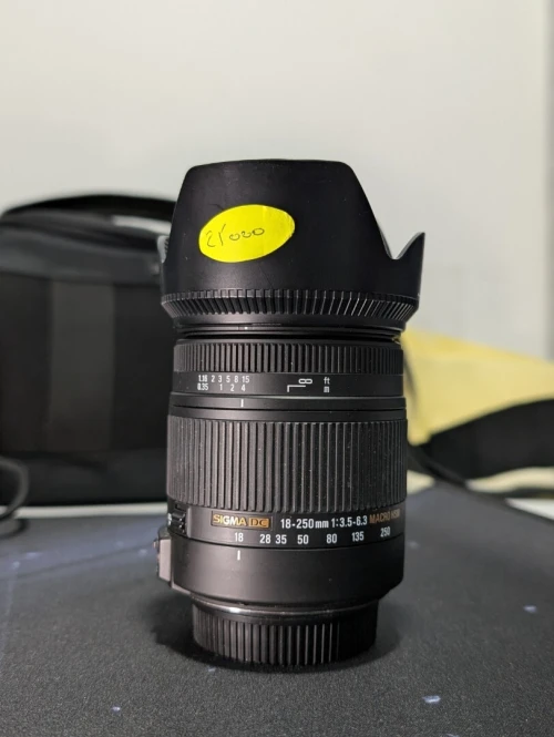 Objectif Nikon Sigma 18-250mm Stabilisé
