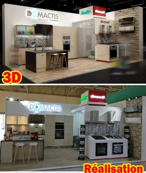 Conseption et réalisations des stands personnalisé 