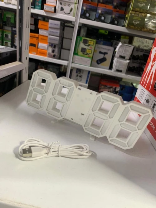 Horloge Murale numérique LED 3D