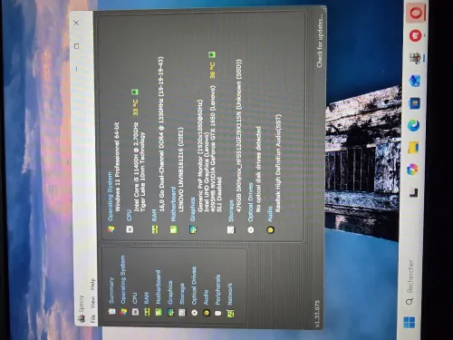 Lenovo ThinkBook i5 11400H 16Go RAM GTX 1650