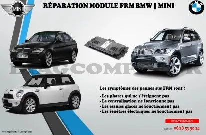 FRM2/3  BMW/MINI COOPER reparation/programmation/scanner Garantie 6 Mois